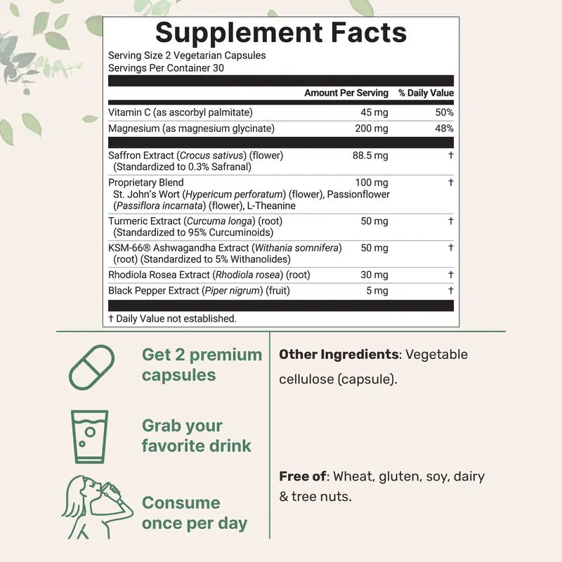 Elevante™ - Azafrán+ Vitaminas Avanzadas