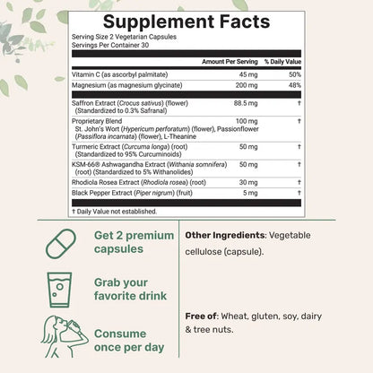 Elevante™ - Azafrán+ Vitaminas Avanzadas