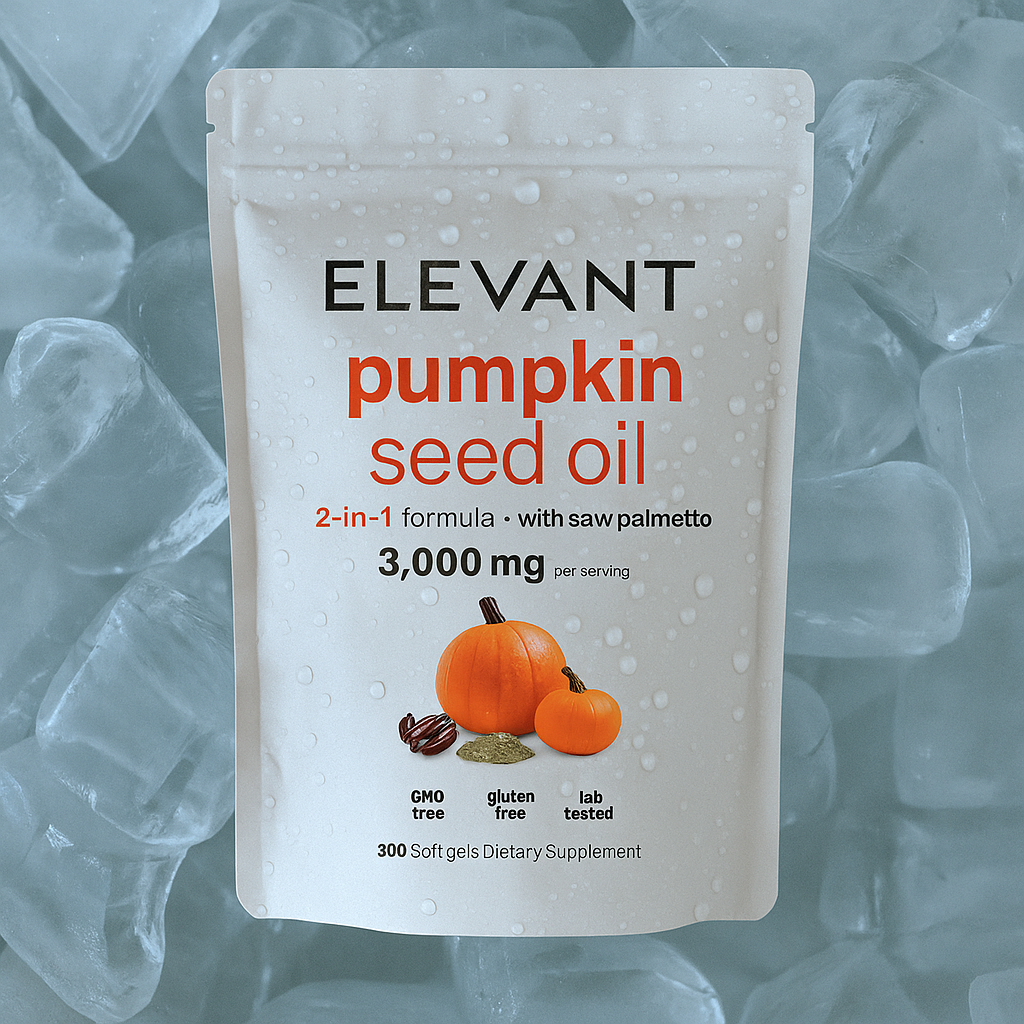 Elevante™ - Aceite de semilla de calabaza orgánico (cápsulas blandas)