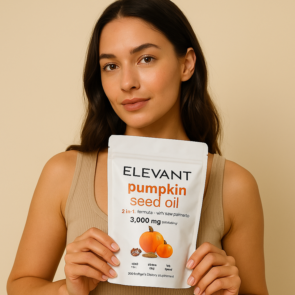 Elevante™ - Aceite de semilla de calabaza orgánico (cápsulas blandas)