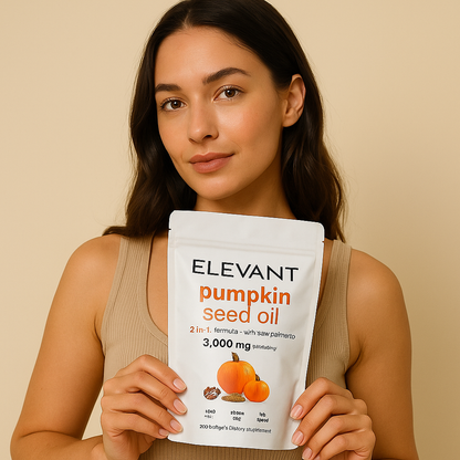 Elevante™ - Aceite de semilla de calabaza orgánico (cápsulas blandas)