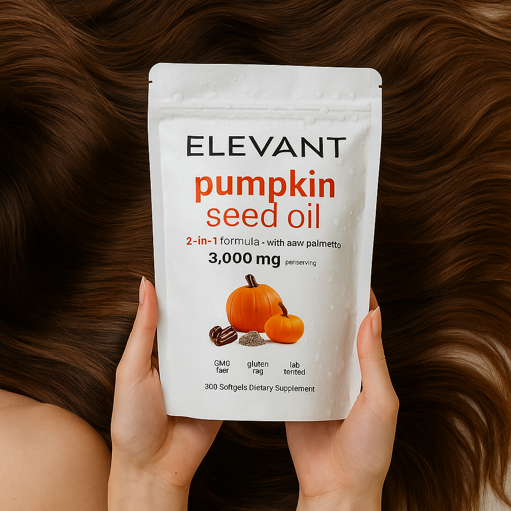 Elevante™ - Aceite de semilla de calabaza orgánico (cápsulas blandas)