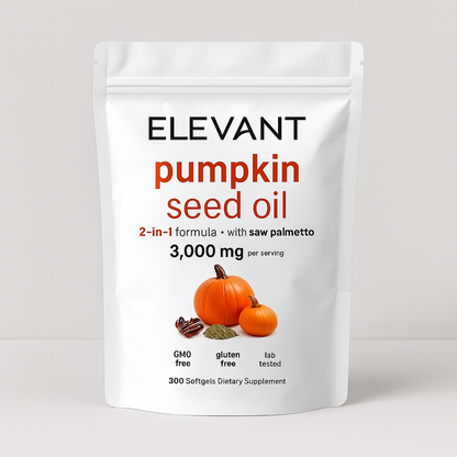 Elevante™ - Aceite de semilla de calabaza orgánico (cápsulas blandas)