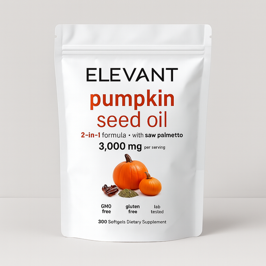 Elevante™ - Aceite de semilla de calabaza orgánico (cápsulas blandas)