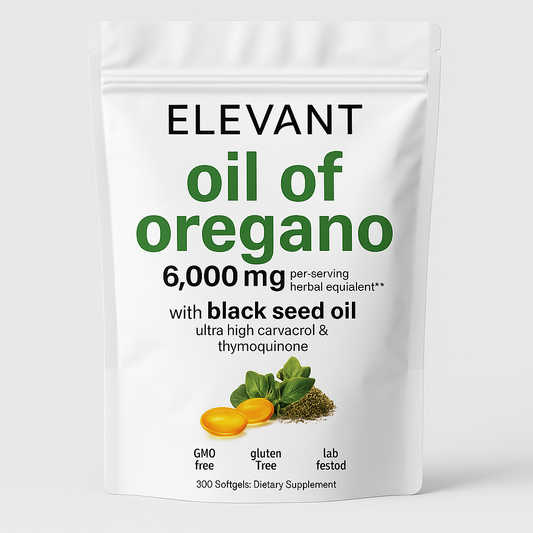 Elevante™ - Aceite de Orégano con Aceite de Semilla Negra