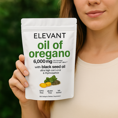Elevante™ - Aceite de Orégano con Aceite de Semilla Negra
