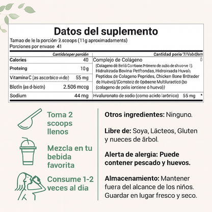 Elevante™ - Colágeno Múltiple en Péptidos